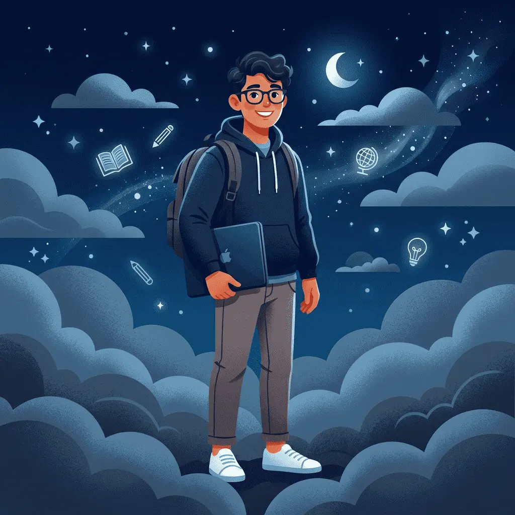 Login Illustration Dark